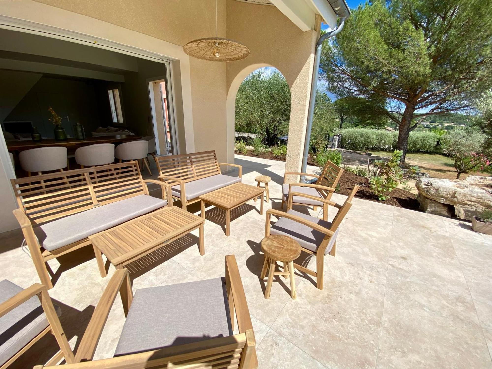 Maison Pour 12P, Piscine A Debordement Chauffee D'Avril A Octobre Inclus Ruoms Exterior foto